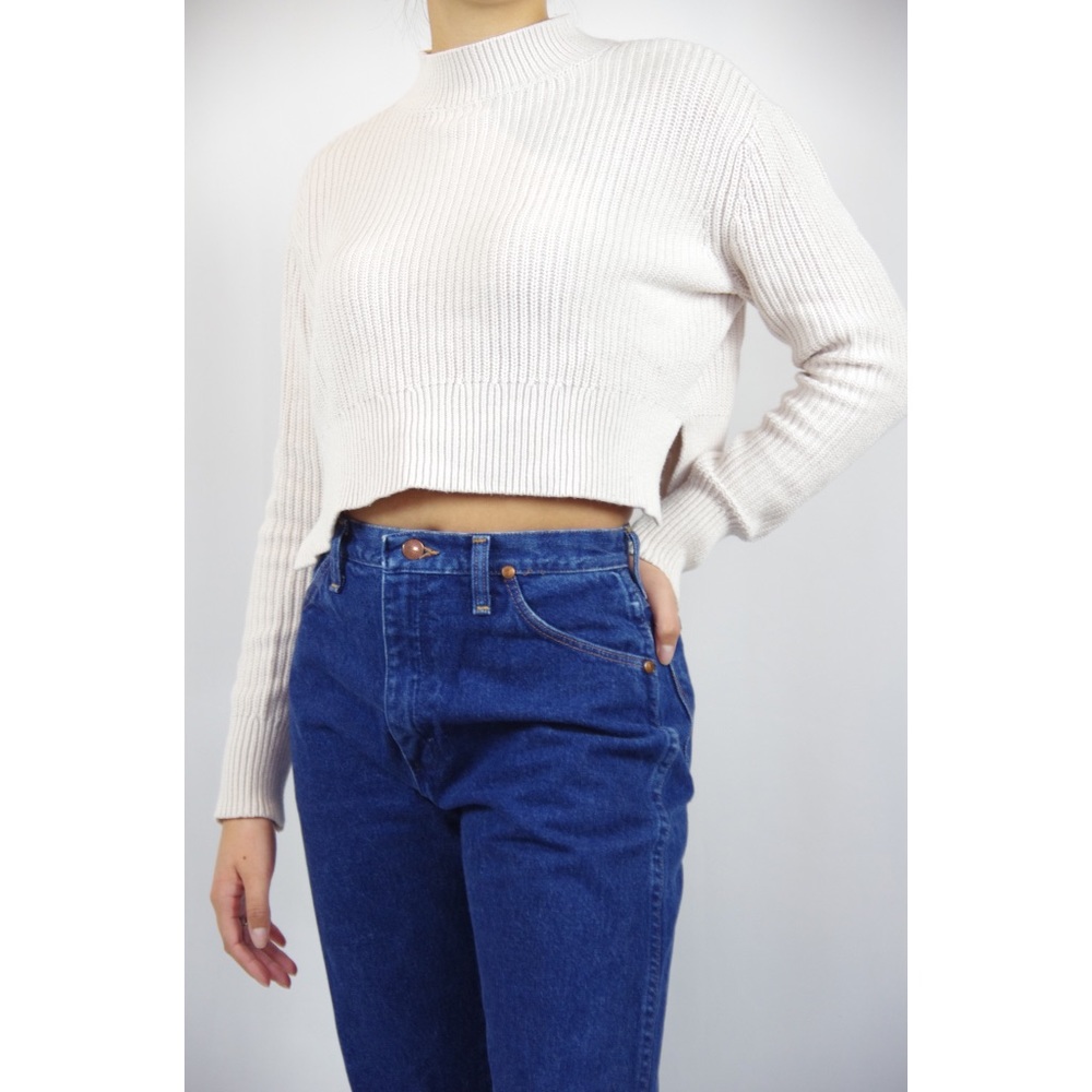 Cream cropped sweater